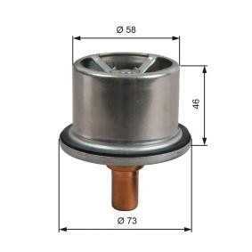 Kühlwasserthermostat von GATES TH51287G1