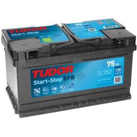 Køb Starterbatteri af TUDOR TL752 til den lave pris 2776,65 DKK