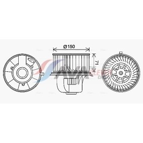 Achetez des Radiateur du moteur AVA COOLING SYSTEMS TO2711 à prix pour 458,67 €