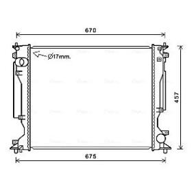 Achetez des Radiateur du moteur AVA COOLING SYSTEMS TO2717 à prix pour 305,85 €