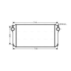 Achetez des Intercooler AVA COOLING SYSTEMS TOA4362 à prix pour 383,69 €