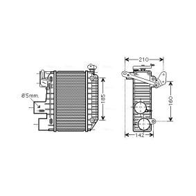 Achetez des Intercooler AVA COOLING SYSTEMS TOA4365 à prix pour 228,26 €
