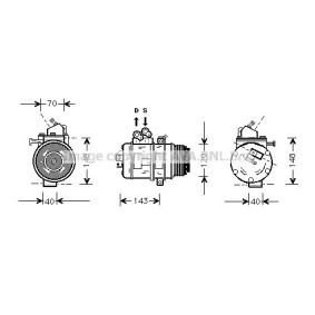 Acquista Compressore aria condizionata da PRASCO TOK003 a buon mercato per soli 1028,69 €