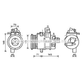 Acquista Compressore aria condizionata da PRASCO TOK725 a buon mercato per soli 1250,84 €