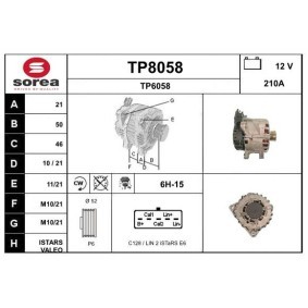 Köp Generator av SNRA TP8058 till det låga priset 7319,47 kr