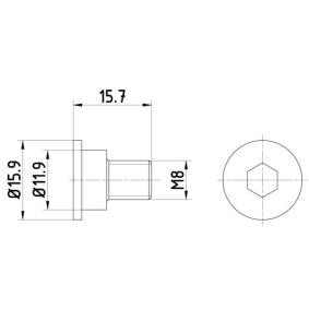 Schraube, Bremsscheibe TPM0003