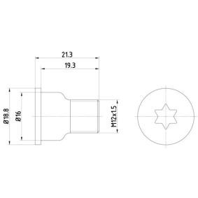 Comprar Tornillo, disco de freno de MINTEX TPM0005 a bajo precio de 4,73 €