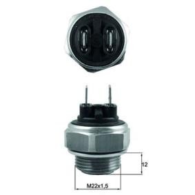 Temperaturschalter, Kühlerlüfter von MAHLE ORIGINAL TSW 63