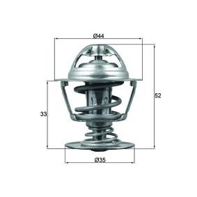 Achetez des Thermostat d'eau MAHLE ORIGINAL TX 173 88D à prix pour 56,18 €