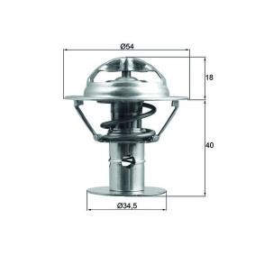 Köp Termostat, kylvätska av MAHLE ORIGINAL TX 180 86D till det låga priset 314,53 kr