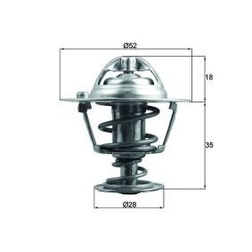 Achetez des Thermostat d'eau MAHLE ORIGINAL TX 184 78D à prix pour 26,69 €