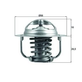Kühlwasserthermostat von MAHLE ORIGINAL