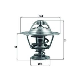 Achetez des Thermostat d'eau MAHLE ORIGINAL TX 203 88D à prix pour 18,38 €