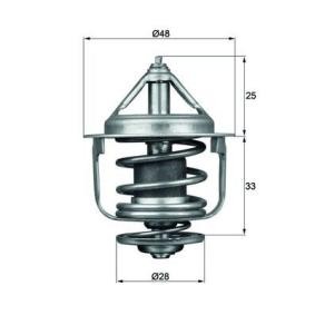 Köp Termostat, kylvätska av MAHLE ORIGINAL TX 87 77D till det låga priset 472,29 kr