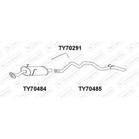 Endschalldämpfer TY70291