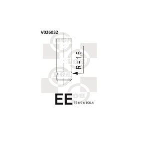 Comprar Válvula de escape de BGA V026032 a bajo precio de 9,72 €
