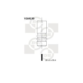 Comprar Válvula de admisión de BGA V164130 a bajo precio de 7,77 €