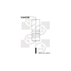 Compre Válvula de admisión de BGA online para Clase C T-modell (S204) a precios moderados