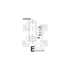 Comprar Válvula de admisión de BGA V165930 a bajo precio de 9,98 €
