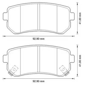 Acquista Kit pastiglie freni da VAICO V53-0141 a buon mercato per soli 34,90 €