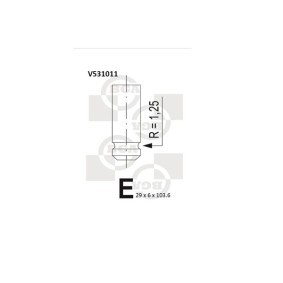 Auslaßventil von BGA für C4 Picasso I (UD_) günstig online kaufen