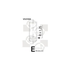 Comprar Válvula de escape de BGA V537450 a bajo precio de 8,26 €