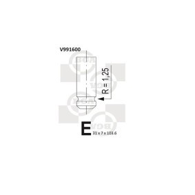 Comprar Válvula de escape de BGA V991600 a bajo precio de 11,49 €