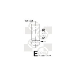Comprar Válvula de escape de BGA V991608 a bajo precio de 7,21 €