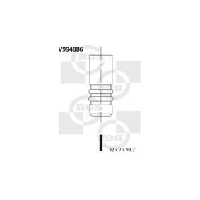 Comprar Válvula de admisión de BGA V994886 a bajo precio de 7,01 €