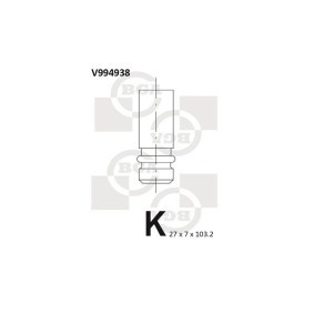 Auslassventil V994938 VOLVO von BGA