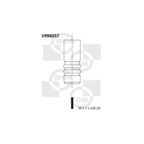 Comprar Válvula de admisión de BGA V996057 a bajo precio de 7,80 €