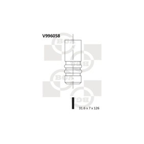 Achetez des Soupape d'échappement BGA V996058 à prix pour 6,49 €