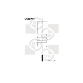Comprar Válvula de admisión de BGA V998762 a bajo precio de 14,87 €