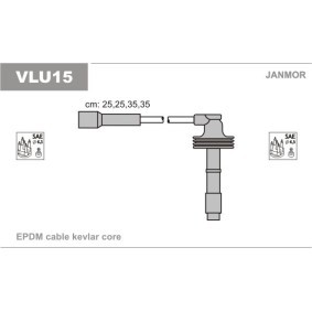 Compre Jogo de cabos de ignição da JANMOR VLU15 a um preço baixo por 27,95 €