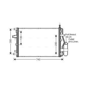 Klimakondensator von AVA COOLING SYSTEMS VOA5158D