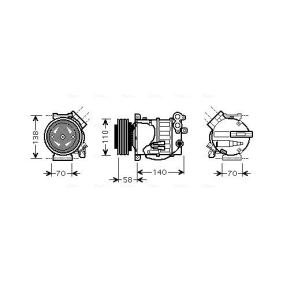 Acquista Compressore aria condizionata da AVA COOLING SYSTEMS VOAK144 a buon mercato per soli 534,24 €