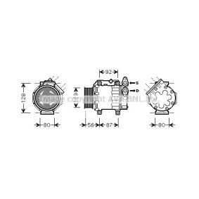 Acquista Compressore aria condizionata da AVA COOLING SYSTEMS VOK188 a buon mercato per soli 501,40 €