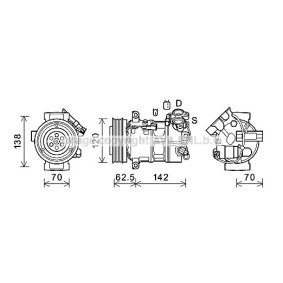 Acquista Compressore aria condizionata da AVA COOLING SYSTEMS VOK191 a buon mercato per soli 774,97 €