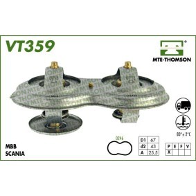 Achetez des Thermostat d'eau MTE-THOMSON VT359.75 à prix pour 34,22 €