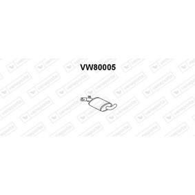 VOLKSWAGEN Mittelschalldämpfer von VENEPORTE
