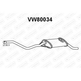 VOLKSWAGEN Endschalldämpfer von VENEPORTE