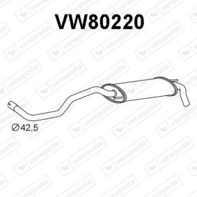 VOLKSWAGEN Endschalldämpfer von VENEPORTE