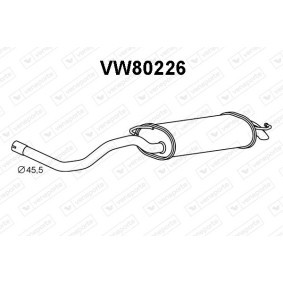 Endschalldämpfer VW80226 von VENEPORTE günstig für 107,51 € online kaufen
