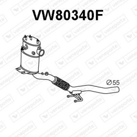 Partikelfilter (DPF) VW80340F von VENEPORTE günstig für 714,76 € online kaufen