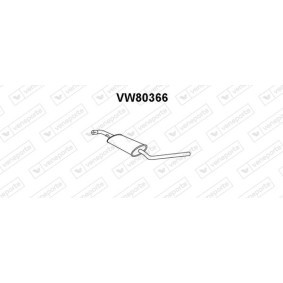Köp Främre ljuddämpare av VENEPORTE VW80366 till det låga priset 1253,96 kr