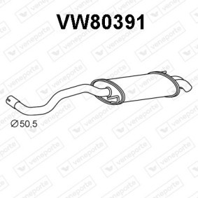 VOLKSWAGEN Endschalldämpfer von VENEPORTE