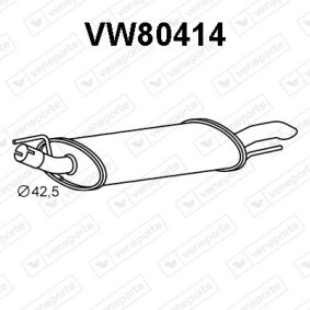 VOLKSWAGEN Endschalldämpfer von VENEPORTE