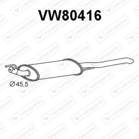 VOLKSWAGEN Endschalldämpfer von VENEPORTE
