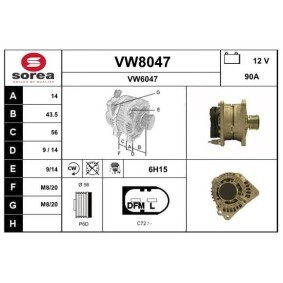 Lichtmaschine von SNRA