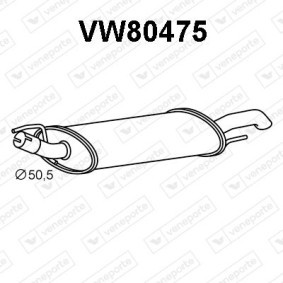 VOLKSWAGEN Endschalldämpfer von VENEPORTE